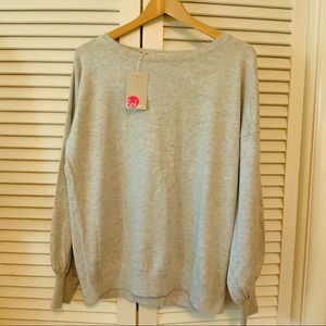 NWT Soft Gray Sweater L